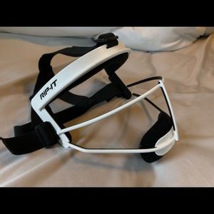 White Rip- It Softball Mask